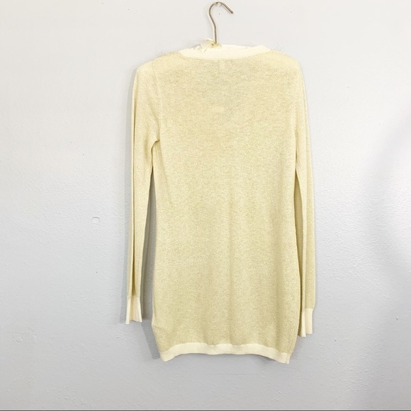 ALAIN MANOUKIAN Barcelona Gold Metallic Sweater - Picture 2 of 5